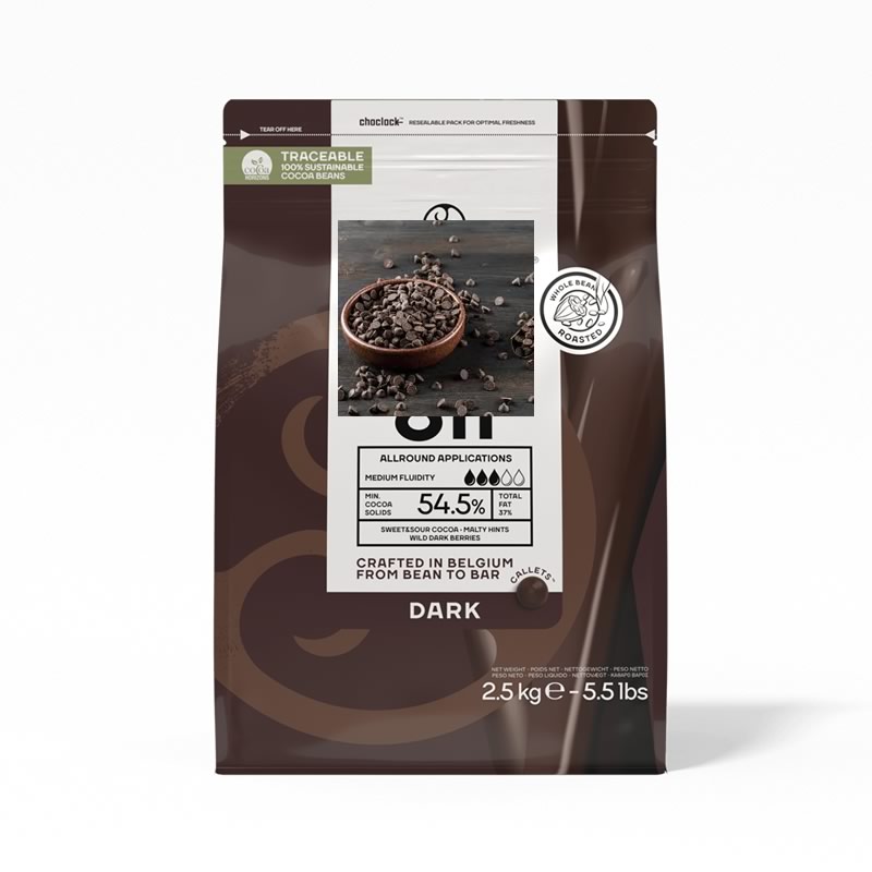 Callebaut Dark Chocolate Callets 811