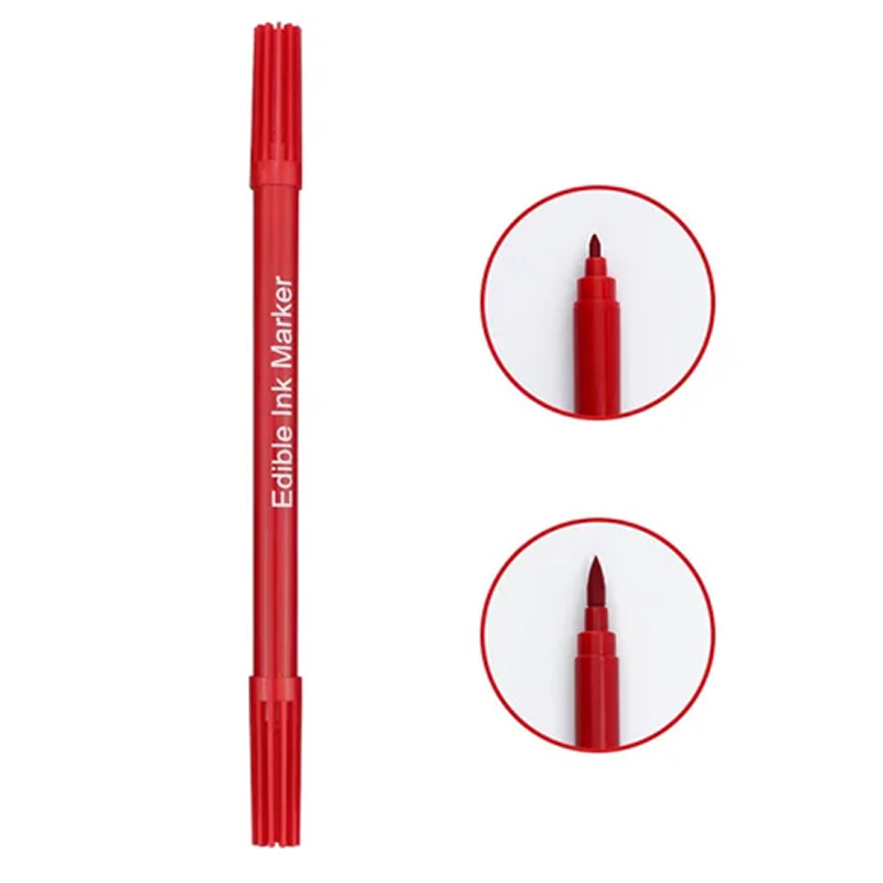 Chefmaster Edible Marker Pen Double Sided Red Colour