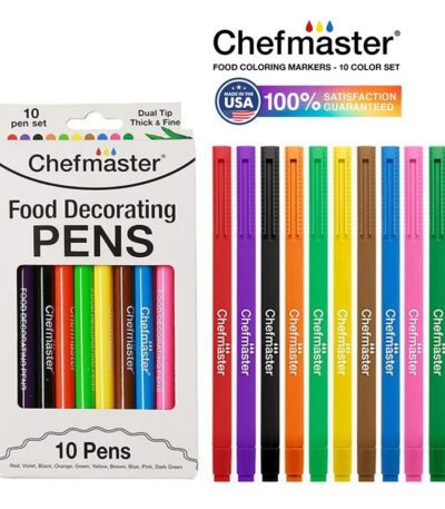 Chefmaster Edible Marker Pen set of 10 colours