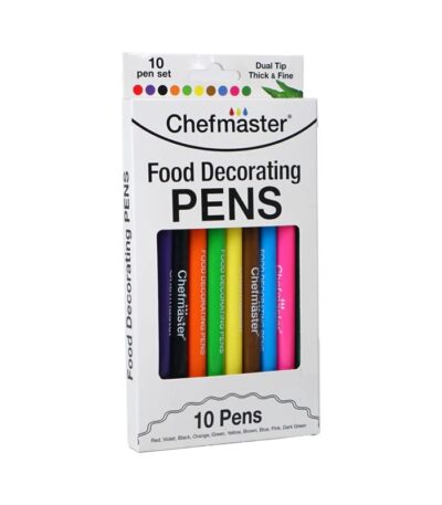 Chefmaster Edible Marker Pen set of 10 colours