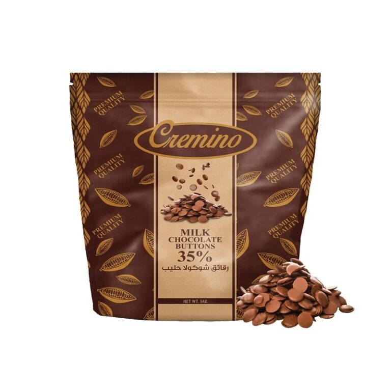 Cremino Milk Couverture Chocolate Buttons 35%