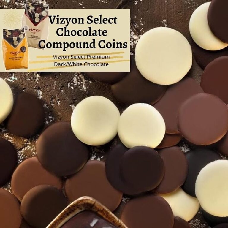 Vizyon select Compound Chocolate Coins Buttons